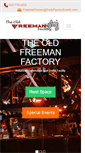 Mobile Screenshot of oldfreemanfactory.com